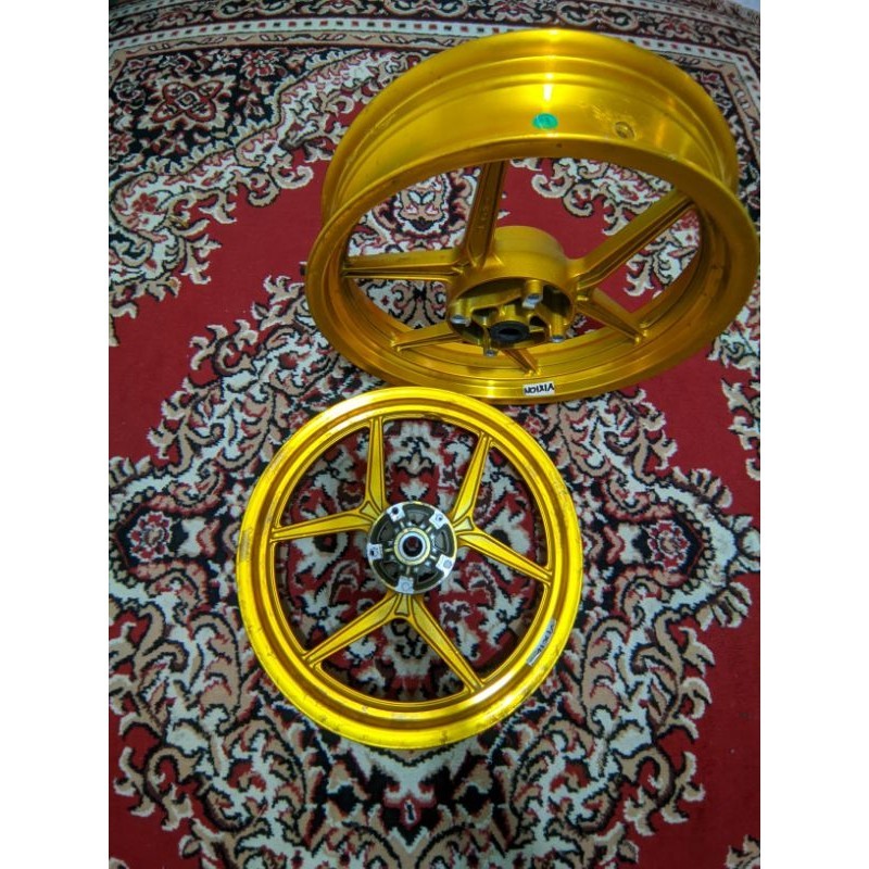 AXIO Velg Vixion Ring 17 Depan Belakang Gold