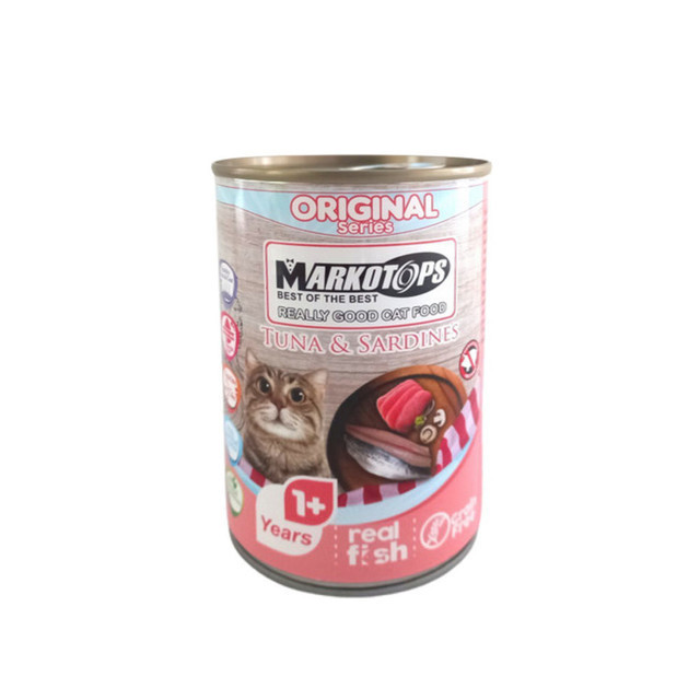 Markotops Kaleng Tuna With Sarden 400 Gram