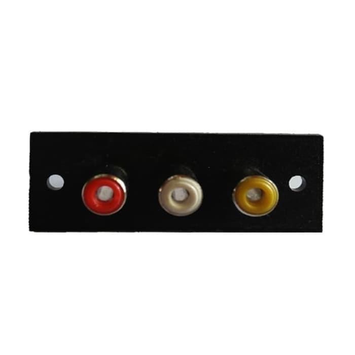 SOKET RCA 3PIN SOCKET RCA 3 PIN SOCKET RCA 3 LUBANG RCA FEMALE 3 PIN