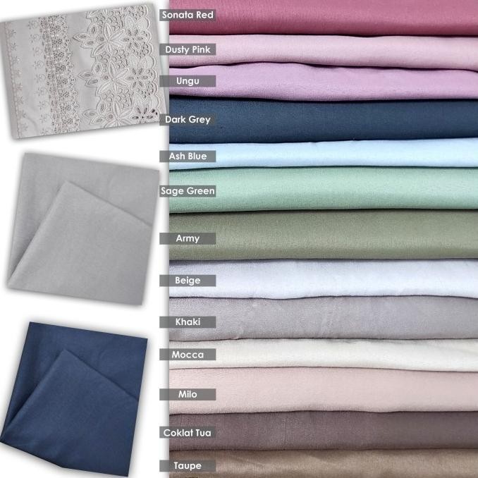 

Big Sale Bahan Kain Katun Disperse Polos 95 Gsm Termurah Lebar 240 Cm Per 0.5M Limited Edition