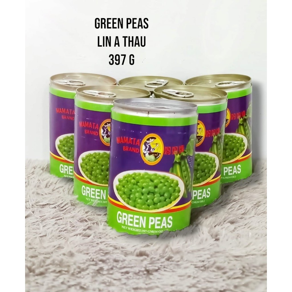 

:Green Pea Namata Brand / Lin a Thau , Makanan Kaleng Berisi Kacang Hijau