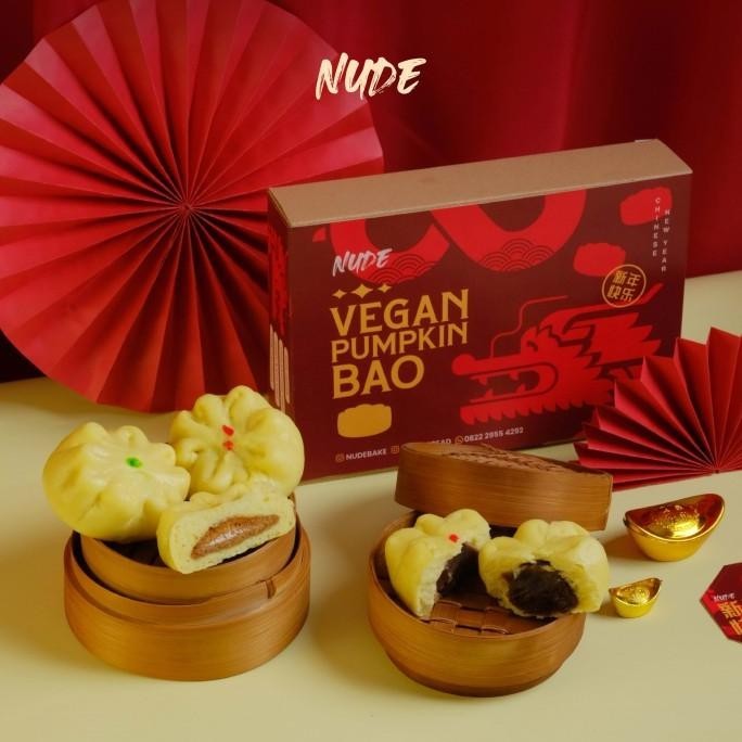 

Vegan Bakpao Pumpkin 6 pcs | Healthy Imlek CNY Hampers