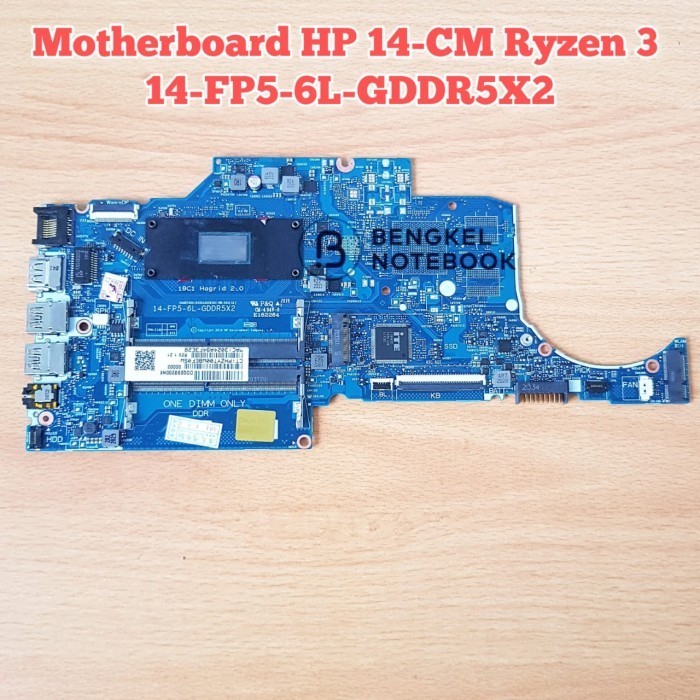 BEBAS ONGKIR - Motherboard HP 14-CM 14T-CM 14-CF 14-DK 14S-DK AMD Ryzen 3