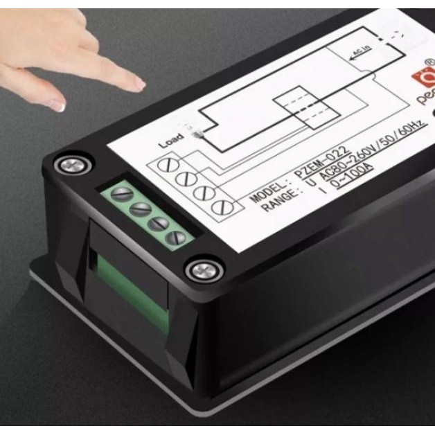 Ac Digital Watt Meter Pzem-022 100A Peace Fair Kwh Meter With Coil Ct |Diskon Murah