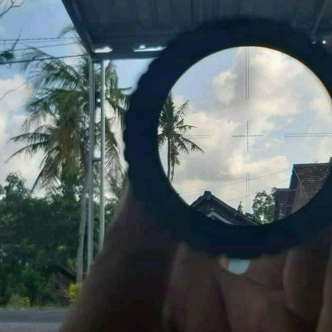 Telescope Teleskop Marcool 1-6X24 Ir Buntung Marcool Stalker Lensa Hd