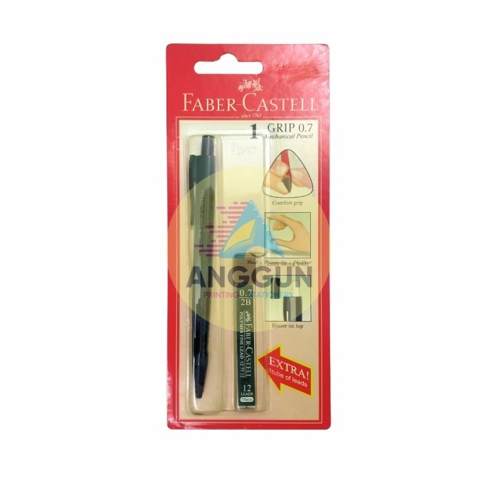 

Pensil Mekanik Grip 0.7 / Eco Mech Pencil 0.7 Opaque Fabercastell