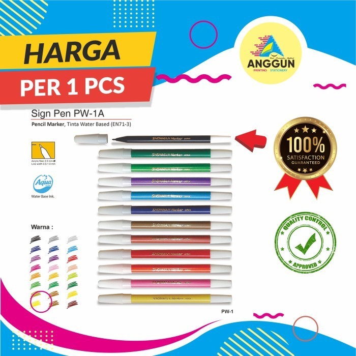 

Spidol Kecil Warna Hitam Snowman PW1A