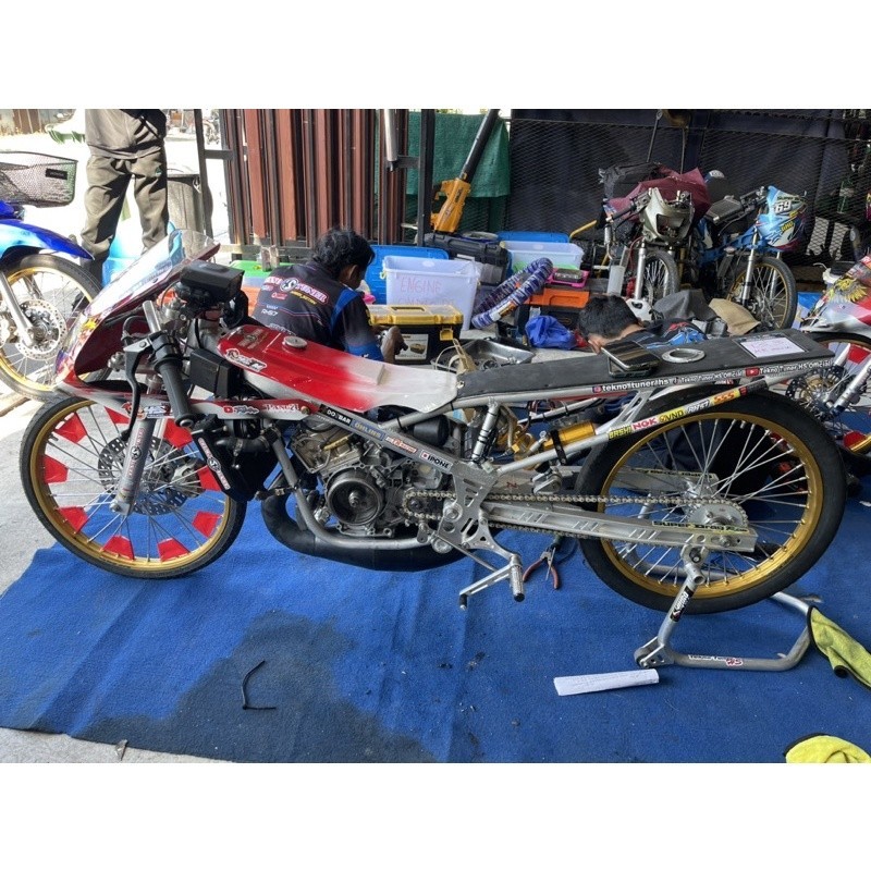 FOOTSTEP STEP DRAG NINJA UNIVERSAL AIRNON HBY TEKNO TUNER VRG RACING