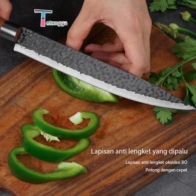 6 Pcs Knife Set Pisau Dapur Black Marble Knife Set Knife Diamond Set