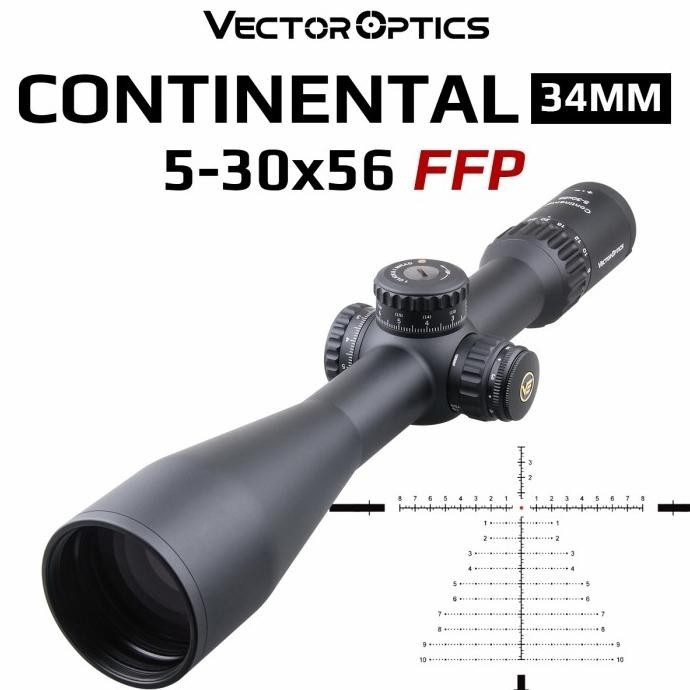 Teleskop Vector Continental 5-30X56 Ffp Tube 34 Mm Scope Vector Optics