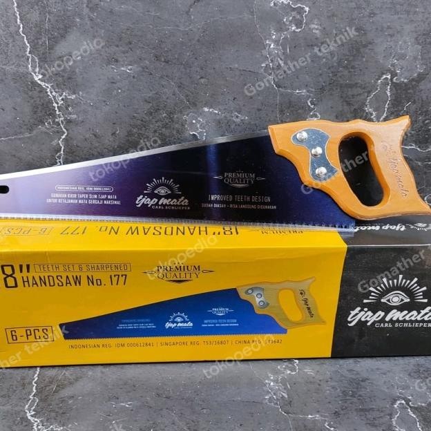 Terbaru Gergaji Kayu Cap Mata Asli 16 Inch Potong Belah Kayu Original Jap Mata