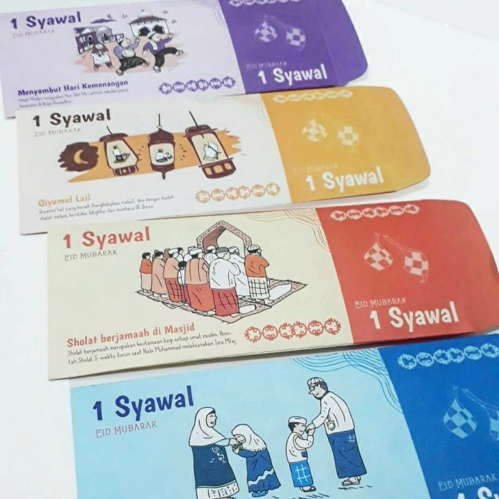 

Limited! Amplop THR lebaran Motif Terbaru varian warna Unik Lucu - Mix 5 Warna New