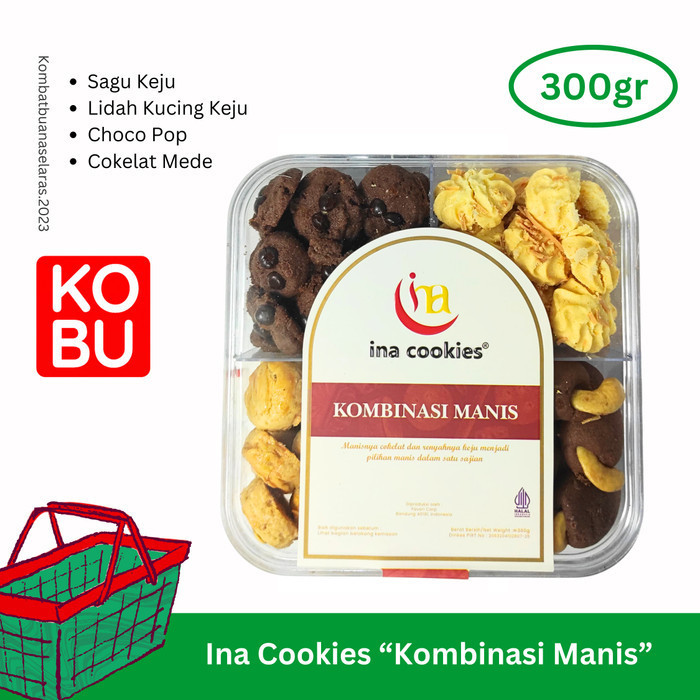 

Limited! Limited Stock!! Ina Cookies Kombinasi / kukis lebaran premium - Kombinasi Manis New
