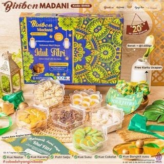

Limited! Paket Kue Kering Lebaran - Binbon Madani - 6 Toples Cookies New