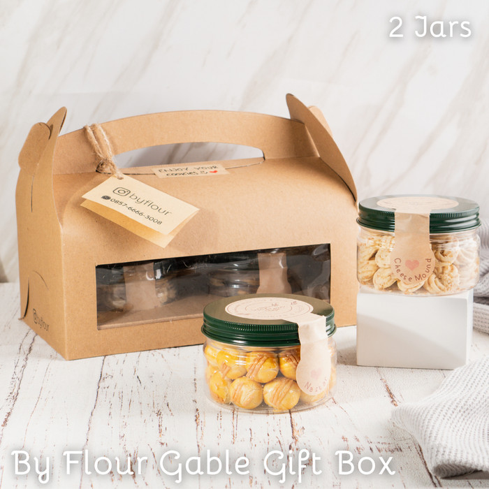 

Limited! ByFlour Gable Gift Box/Kue kering/Kue lebaran/Kue natal/Hampers - Ramadhan New