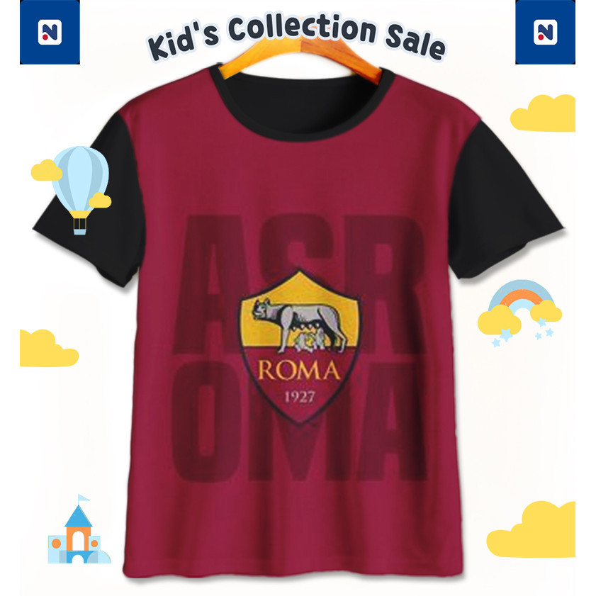 Kaos Anak Club Bola v8 Baju Klub Sepak Bola Anak 3D Printing Untuk Umur 1-12 Tahun - Nanjak Store