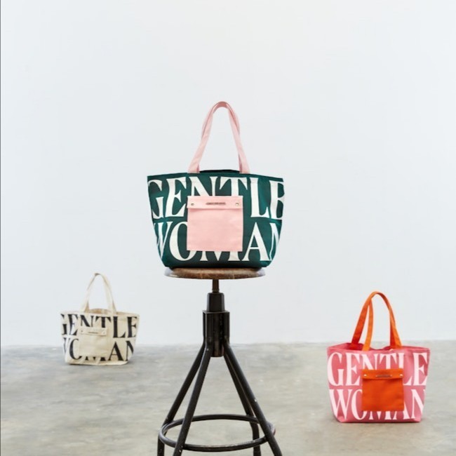 HARGA DISC - GENTLE WOMAN tote bag original 100% bangkok thailand Painted totebag