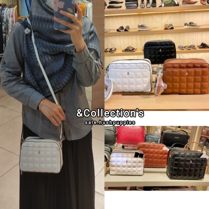 SIAP KIRIM, TAS SLING BAG CEWEK SINDY ORI HUSH PUPPIES-MODEL TERBARU