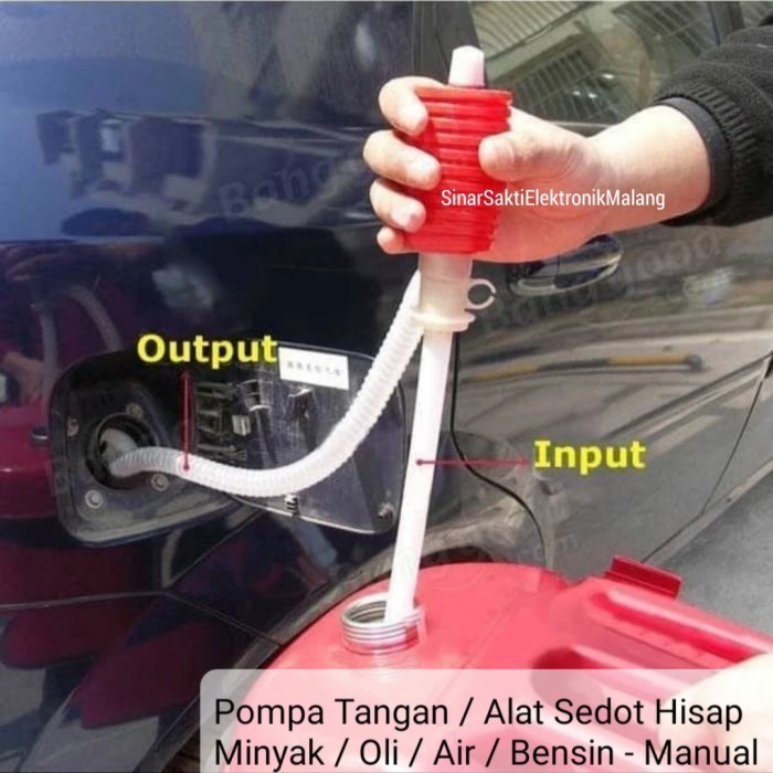 ] Pompa Tangan Alat Sedot Hisap Minyak Oli Air Bensin Manual Penyedot