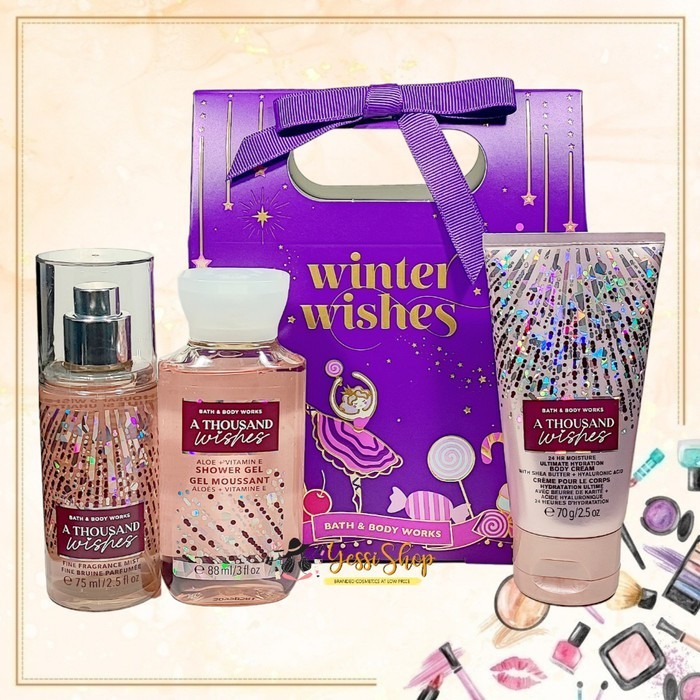 

Bath & Body Works Winter Wishes A Thousand Wishes Mini Gift Set Xmas