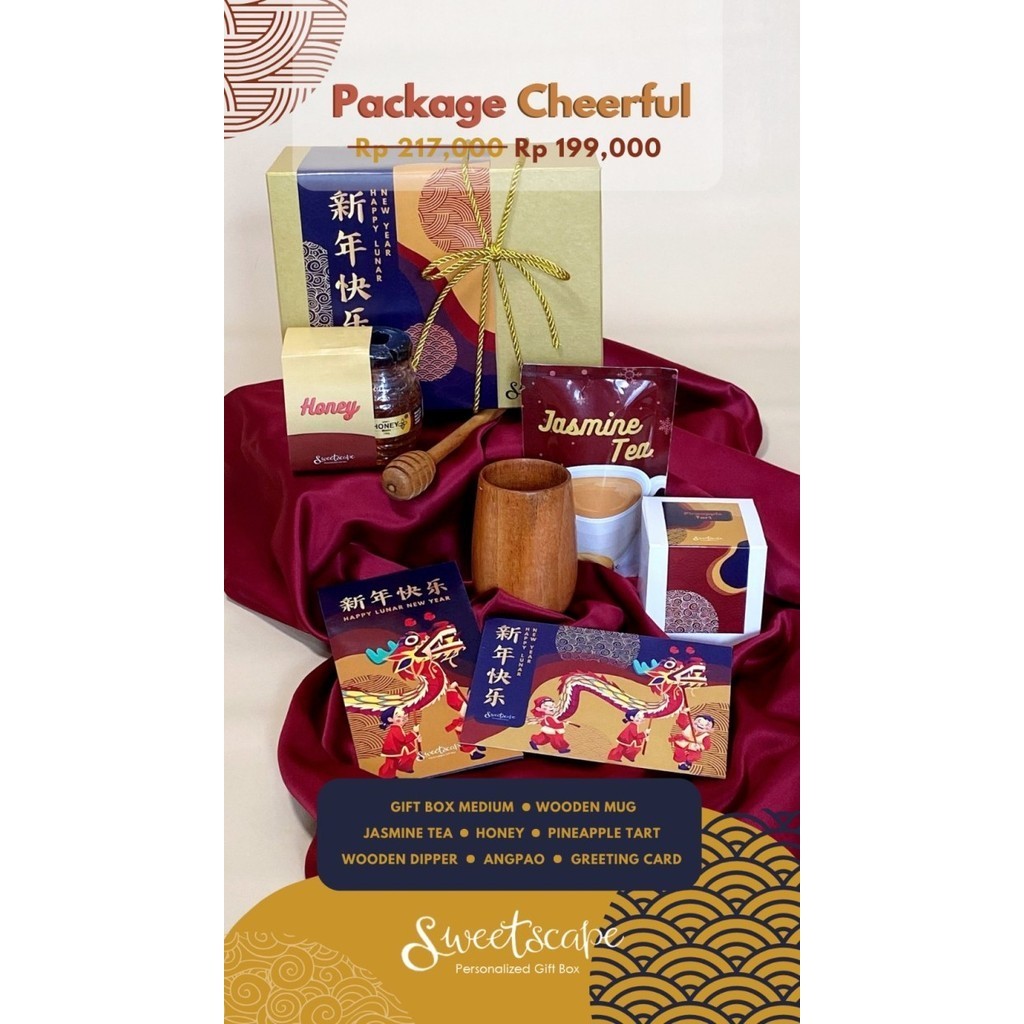 

Chinese New Year Hampers C - Imlek Gift Box - Hadiah Cny - Kado Sincia