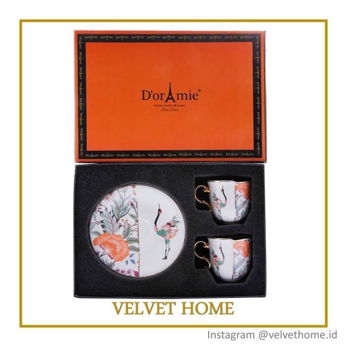 

Hampers 2 Cangkir Espresso Cup Kado Natal Lebaran Idul Fitri Gold Emas