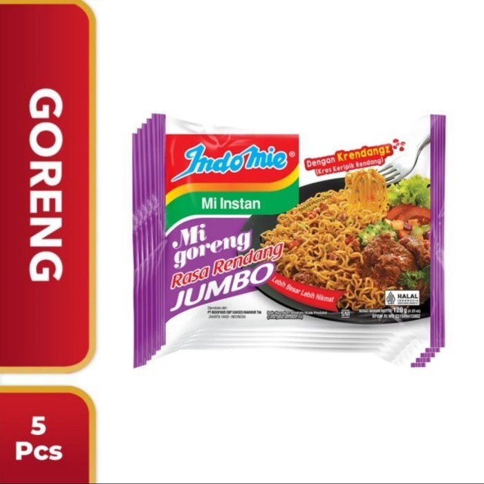 

Indoe Goreng Rendang Jumbo X 5 Pcs