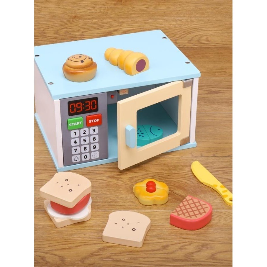 Mainan Anak Wooden Toys Bahan Kayu Kitchen Bahan Kayu Dapur Masak Zinnetajingga
