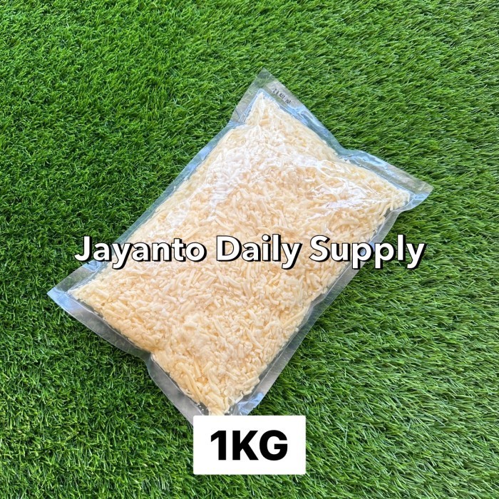 

Mozzarella Shredded 1Kg / Keju Mozarella Parut / Mozza Cheese