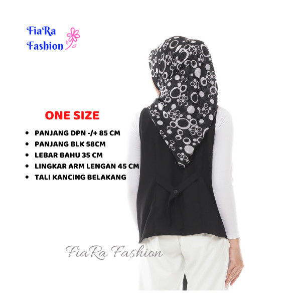 READY Outer Wanita / Cardigan Tanpa Lengan - Hitam