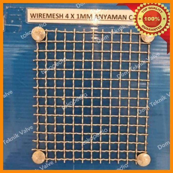 

(dtek) kawat wiremesh anyaman cacing 4mm x 1mm x 5 meter stainless