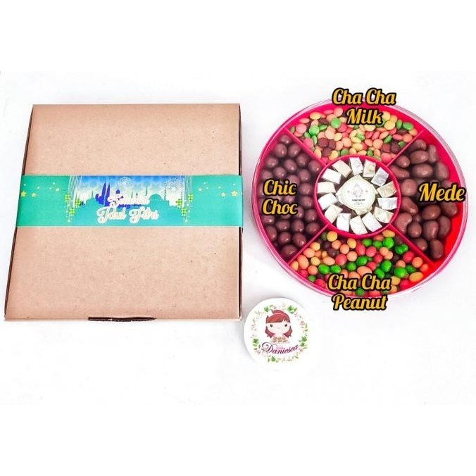 

parsel coklat delfi 5in1 paket coklat toples merah