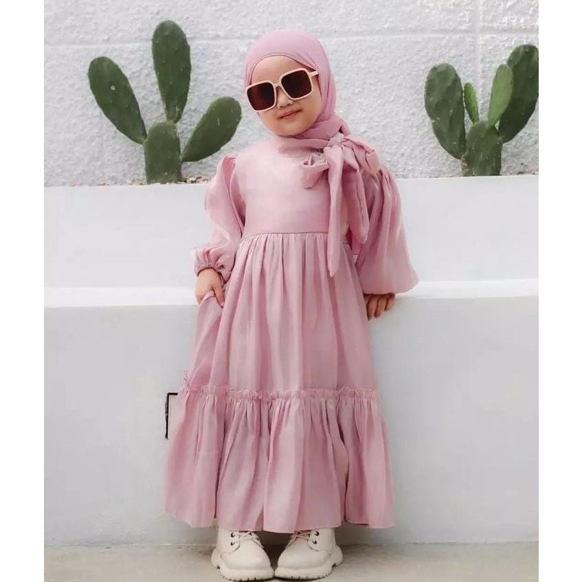 Arsyila Kids Syari Baju Gamis Anak Fre Hijab Gamis Anak Termurah Gamis Anak Kekinian Fashion Anak Modern 2023 Dress Anak Terlaris COD COD