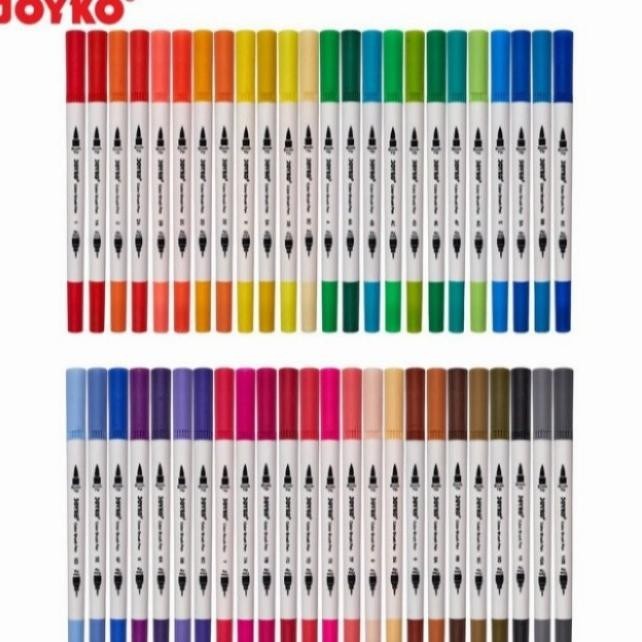 

Color Brush Pen Pena Kuas Warna Joyko Clp-40 48 Warna Color Brush Pen |Murah