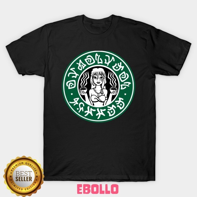 Baju Kaos Tshirt Atlantean Coffee Atlantis The Lost Empire Princess Logo Kida Starbucks Distro Cotto