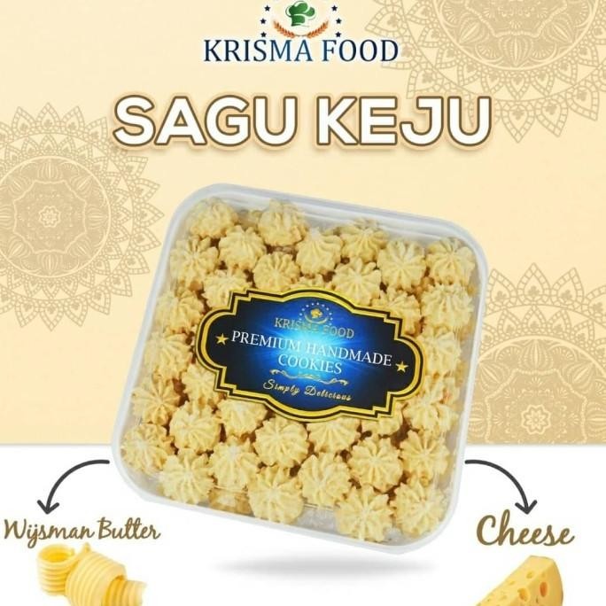 

Best Seller Premium Sagu Keju Dengan Wisman - Kue Kering Krisma Food (350Gr) Stok Terbatas