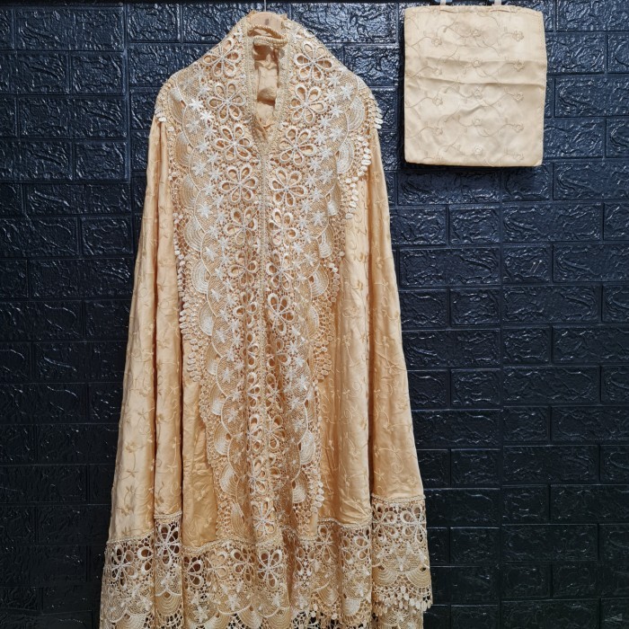 Mukena Prada Sutra Paris Warna Full Bordir Swarovski