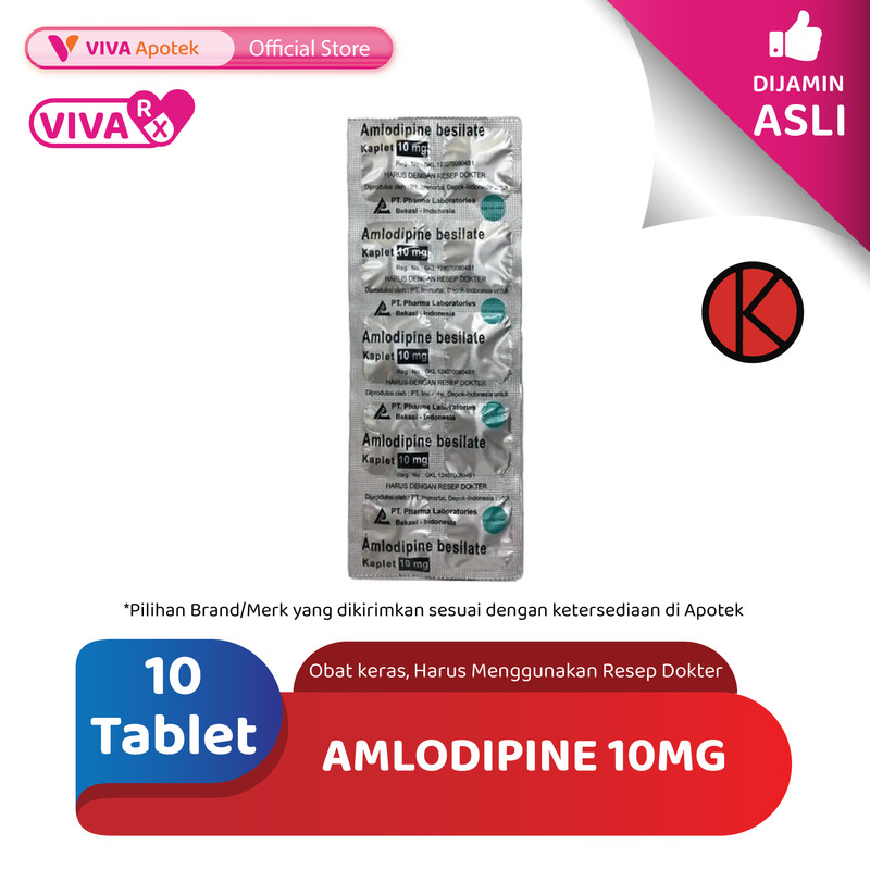 Amlodipine 10mg (10 Tablet)