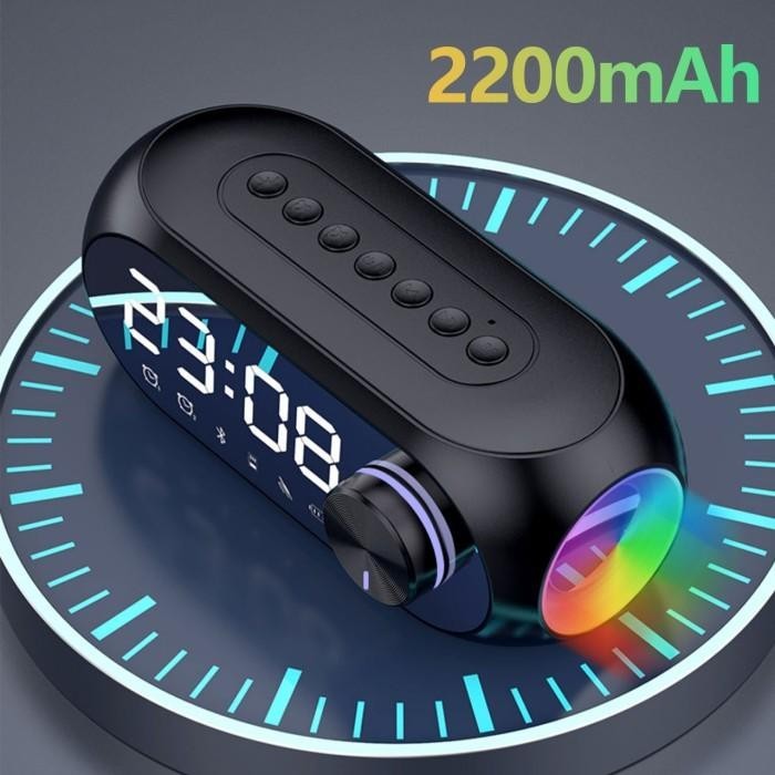 JOVITECH SPEAKER BLUETOOTH JAM LED ALARM PORTABLE SUPER BASS - S18