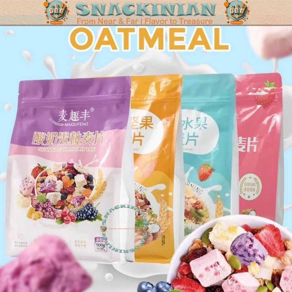 

Ready [Halal] Oatmeal Granola 500Gr | Sereal Diet 500Gr & 400Gr | Snack Diet | Makanan Sehat | Cemilan Vegetarian | Cemilan Siap Saji | Cemilan Cina Bisa Cod