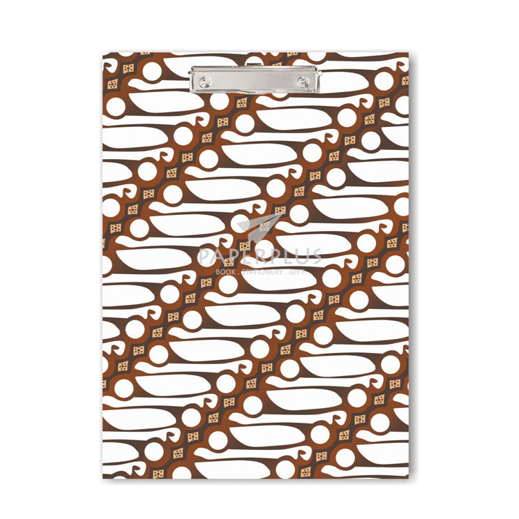 

Clipboard/Papan Jalan A4 Batik Putih
