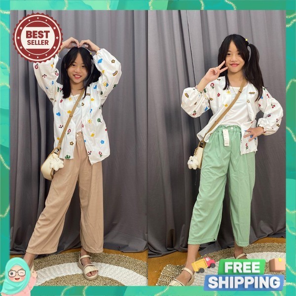 Setelan Snak Perempan Import Baju Anak Atasan Bawahan Baju Ansk Stelan Motif Karakter Korean Style S