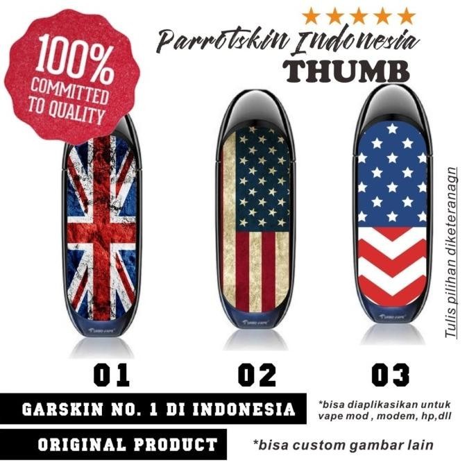 Garskin Skin Thumb trx Flag Edition warp sticker Casasofia
