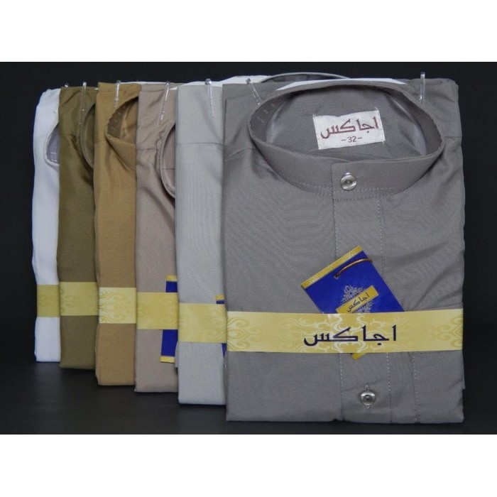 promo Baju Muslim Jubah Gamis Anak Laki PolosImpor Asli Arab saudi Merk Ajax