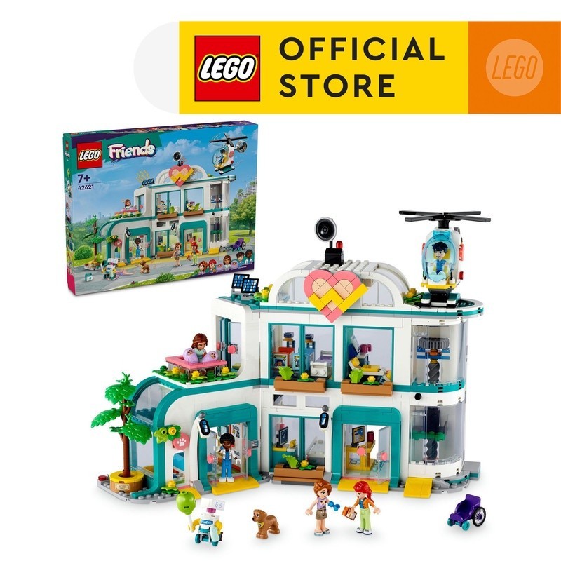 LEGO Friends 42621 Heartlake City Hospital Set (1045 Pieces) Mainan Balok (7 Tahun+)