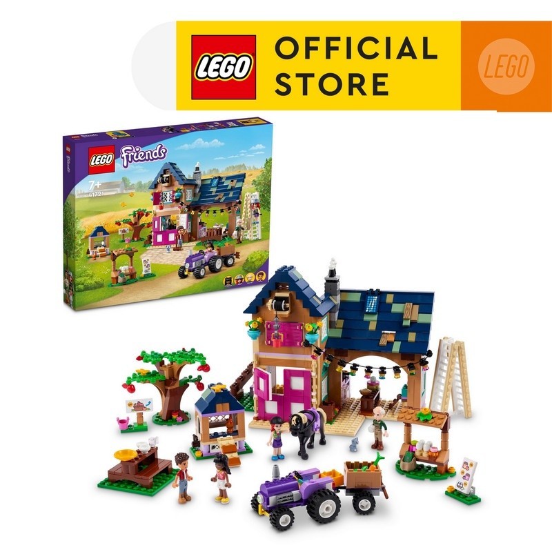 LEGO Friends 41721 Organic Farm Building Kit (826 Pieces) Mainan Balok (7 Tahun+)