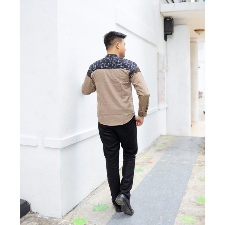 Big Sale Baju Koko Terbaru Elrumi Lengan Panjang Motif Senopati Terbaru Sale