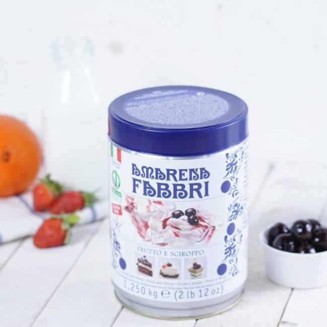 

Amarena Fabbri Cherry Cherries / Buah Ceri Sirup Gula Syrup 1.25Kg Diskon