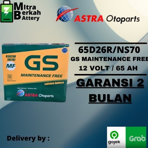 AKI KERING MOBIL KIJANG KAPSUL NS70 GS MAINTENANCE FREE