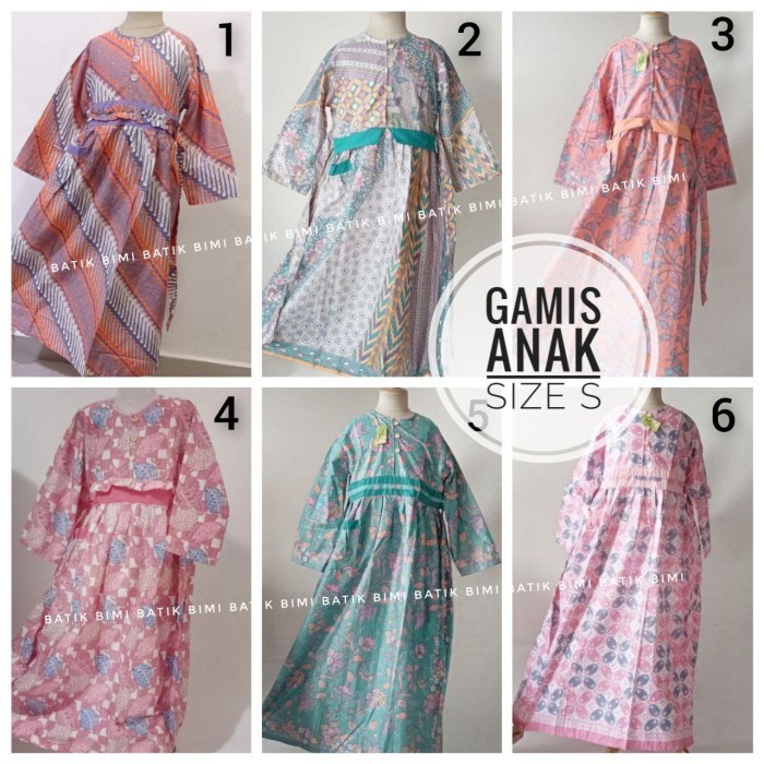 promo gamis batik anak ceria